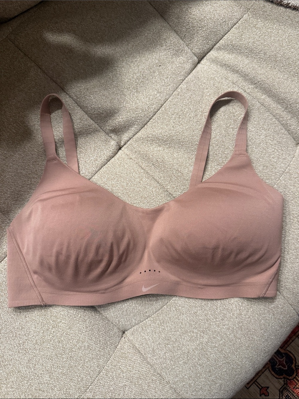 Nike Alate Light-Support Bra in Desert Dust